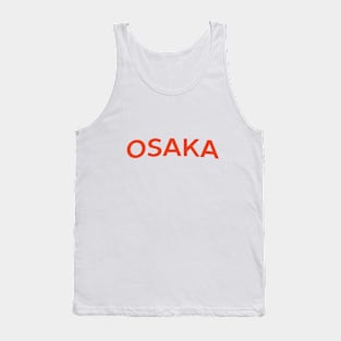 Osaka City Typography Tank Top